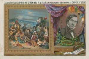 Eugene Delacroix, pintor francês do século XIX de French School