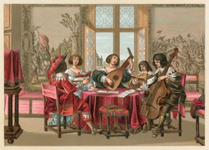 Europa XVIIth Cent Costume de French School
