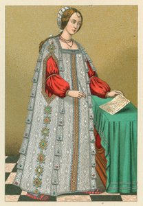 Europa XVI Cent Costume de French School
