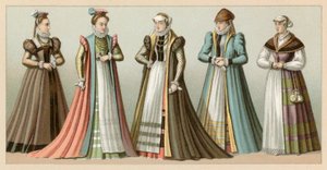Europa XVI Cent Costume de French School