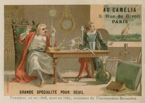 Evangelista Torricelli, físico e matemático italiano de French School