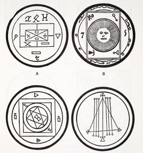 Exemplos de talismãs antigos de French School