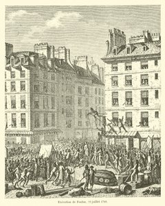 Execução de Foulon, 22 de julho de 1789 de French School