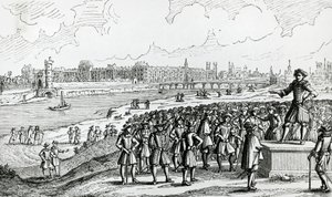 Expoente de Fronde exorta parisienses a revoltarem-se contra o Cardeal Mazarin de French School