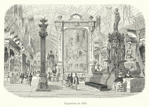Exposição de 1855 (gravura) de French School
