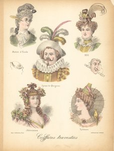 Estilos de cabelo extraordinários de French School