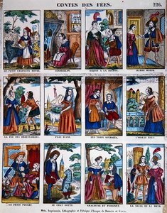 Histórias de Fadas, c.1840 (cor litho) de French School
