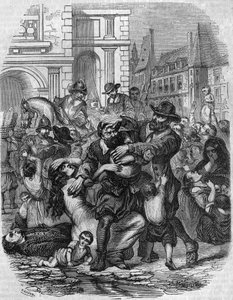 A fome em França no século XVI. de French School