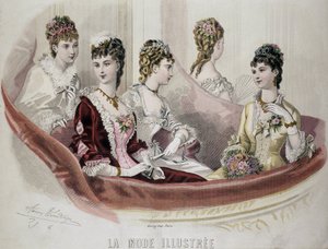 Fashion Women - in “” Fashion Illustrated ””, sd. 2ª metade do século XIX. de French School