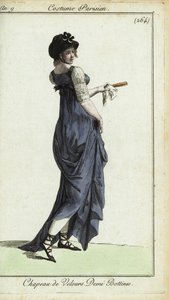 Mulher da moda ou merveilleuse de French School
