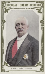 Felix Faure, presidente (foto colorida) de French School