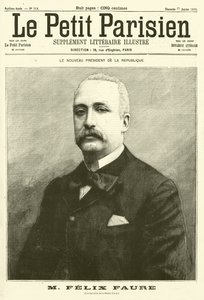 Felix Faure, novo presidente da França (gravura) de French School