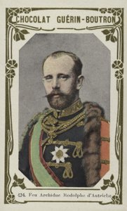 Fogo Arquiduque Rudolph da Áustria (foto colorida) de French School
