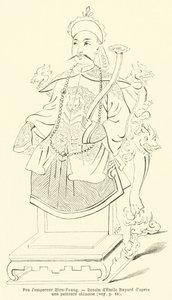 O falecido imperador Hien-Foung (gravura) de French School
