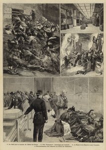 Fogo no Bazar da Caridade, Paris, 1897 de French School
