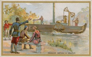 Primeiro barco a vapor de French School
