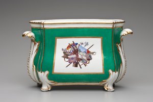 Vaso de flores, manufatura de porcelana Sevres de French School