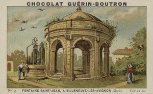 Fontaine Saint-Jean, em Villeneuve-les-Avignon, Gard de French School