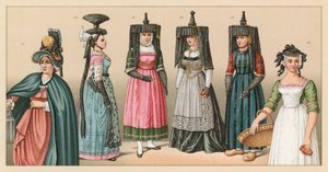 França XIX Cent Costume de French School