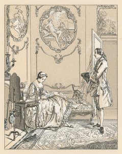 Traje do centavo XVIII França de French School