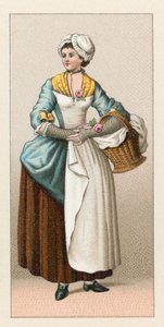 Traje do centavo XVIII França de French School
