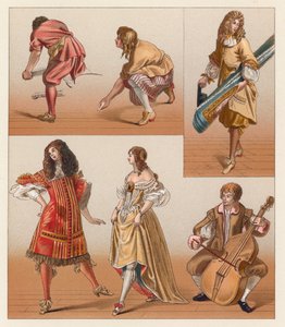 França XVIIth Cent Costume de French School