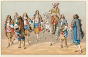 França XVIIth Cent Costume de French School
