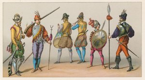 France XVIth Cent Costume de French School