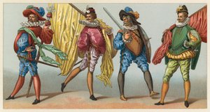 France XVIth Cent Costume de French School