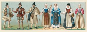 France XVIth Cent Costume de French School