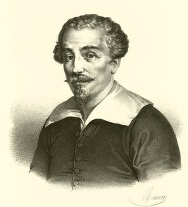 Francesco Albani ou Albano, retrato (gravura) de French School