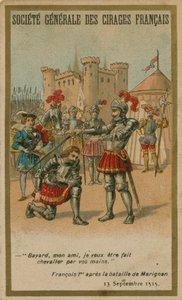 Francisco I depois da Batalha de Marignano de French School
