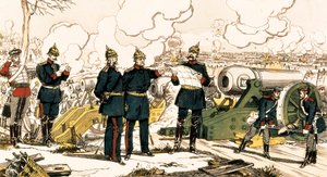 Guerra Franco-Prussiana: O Cerco e o Bombardeamento de Paris de French School