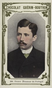 Franco, Ditador de Portugal (foto colorida) de French School