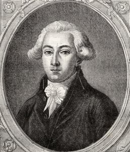 François Antoine Boissy de Anglas, de "História da Revolução Francesa" por Louis Blanc (1811-82) de French School