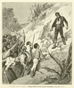 Francois Arago A Alger (engraving) de French School