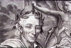 François Marie Arouet de Voltaire (1694-1778) (gravura) de French School