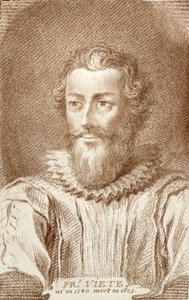 François Viete (1540-1603), ilustração da História dos Matemáticos por Alexandre Saverien (1720-1805), publicado em Paris, 1766 de French School