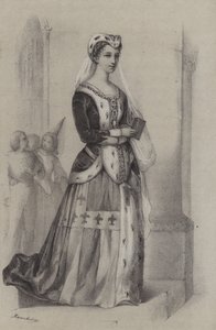Françoise De Bretagne, Duquesa da Bretanha (gravura) de French School