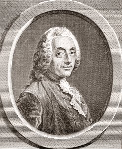 François-Augustin de Paradis de Moncrif, 1687-1770. Escritor e poeta francês. Das horas livres publicadas 1908. de French School