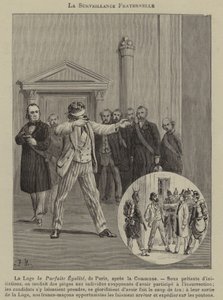 Vigilância fraterna (gravura) de French School