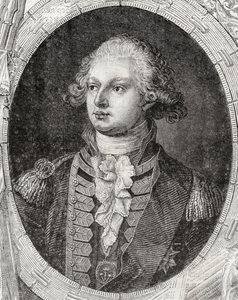 Frederick Augustus, Duque de York e Albany, de "História da Revolução Francesa" por Louis Blanc (1811-82) de French School