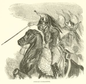 Cuirassiers franceses (gravura) de French School