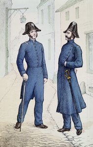 Policiais franceses c.1829-30 de French School