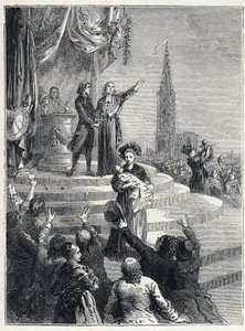 Revolução Francesa - Fete de la Federation em Estrasburgo de French School