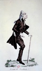 Revolução Francesa: Cartoon sobre os jacobinos aquando da cisão do movimento "J