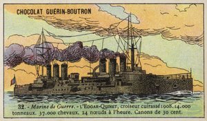 Cruzador blindado francês Edgar Quinet de French School