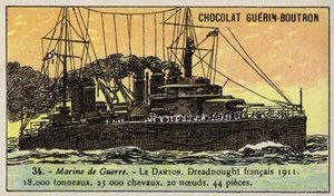 navio de guerra francês Danton de French School