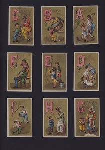 Alfabeto Cômico Francês (cor litho) de French School