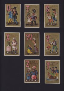 Alfabeto Cômico Francês (cor litho) de French School